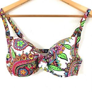 Silver By Gottex Bikini Top Size 36 D